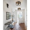 Osimir 2-Light Farmhouse Flush Mount Ceiling Light, 12 inch Kitchen