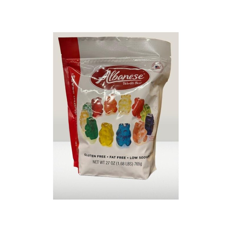 Albanese World's Best 12 Flavor Gummi Bears, 27oz