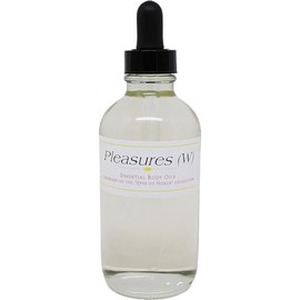 Pleasures - Type EL For Women Scented Body Oil Fragrance [Glass Dropper Top - Clear - 1/2 oz.] - ID#35858