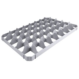 Contacto 40 Glass Bottom Insert Plastic Suitable for 60 x 40 cm Transport Boxes Max Glass Diameter 6.5 cm