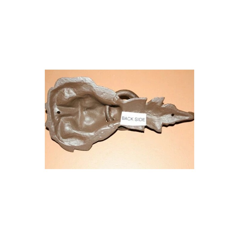 Antique Style Edwardian Lion's Head Door Knocker / Door Pull,