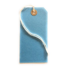 ARTH Manila Strung Tags Luggage Labels Blue Size 120X60MM Pack of 50