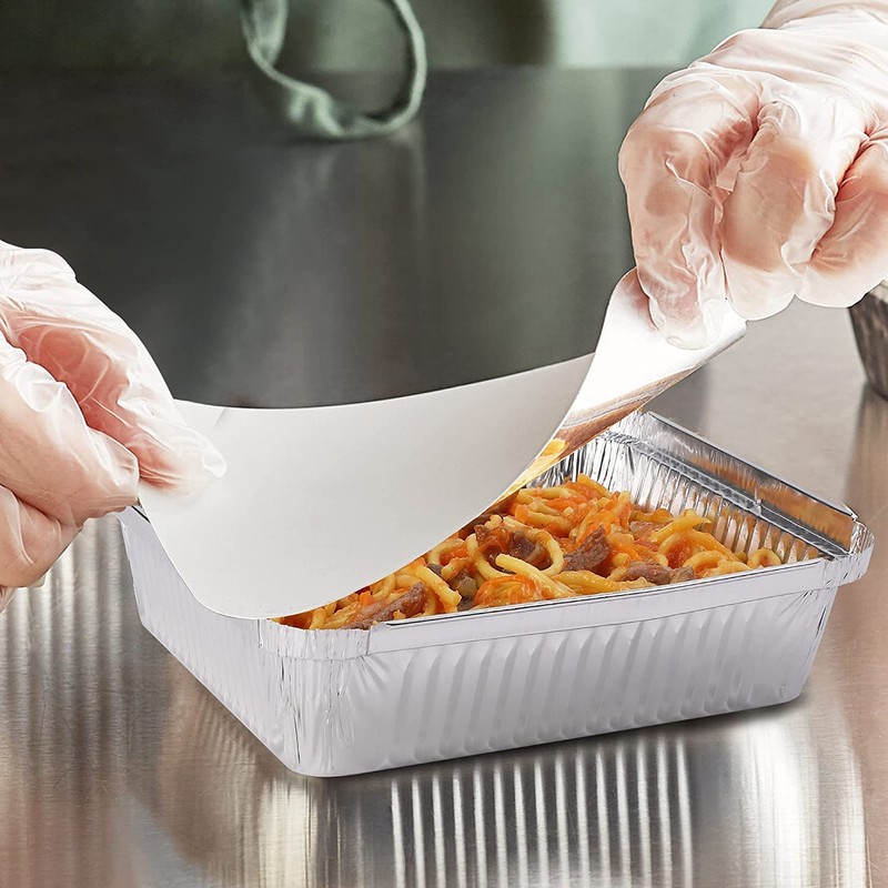 [𝟕𝟎 𝐏𝐚𝐜𝐤] Extra Large Disposable Aluminium Foil Containers with Lid