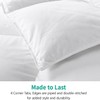 APSMILE Heavyweight Feather Down Comforter Oversized King Size - 100%