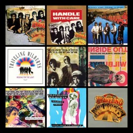 TRAVELING WILBURYS album discography magnet (3.75" x 4.75" magnet)