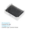 PATIKIL 5pcs Common Anode 7 Segments 10 Pin 1 Bit