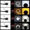 Unbranded 7" Inch LED Headlights + Smoke Tail Lights Combo