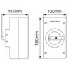 Timeguard IS2N-32DC IP66 DC Rotary Isolator Switch - 2 Pole