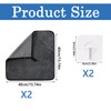 2Pcs Bathroom Drying Cloth, Thicken Cloth, Shiny Cleaning Cloths, Super