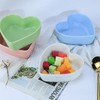 (Blue) - WAIT FLY Heart-Shaped Bowls for Salad Soup Snack