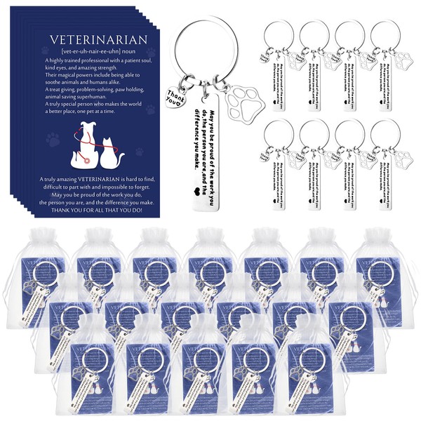XunYee 30 Sets Veterinary Receptionist Week Gifts Bulk Vet Tech