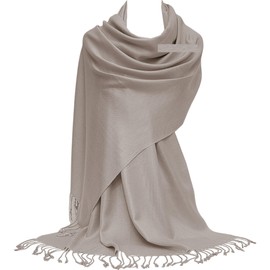 GFM® Pashmina Style Wrap Scarf - All Seasons - Twill Weave Soft - B9 (Nb9-Light Beige)