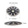 MOSTARTOOLS Contour Blade 5 Inch Concave Curved Diamond Blade T-Segmented