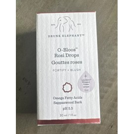 Drunk Elephant O-Bloos Rosi Glow Drops 1 OZ /30 ml NIB