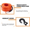 SPARKWHIZ Synthetic Winch Rope Cable Kit: 1/2" x 100 ft