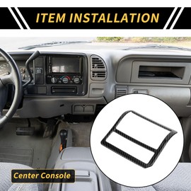 REPAIROCK 1 Stk. Seitenkonsole Scheinwerferschalter Knopfleistenabdeckung für Toyota Tacoma 2024 Scheinwerferschalter Knopfabdeckung Kohlefaser-Muster ABS Schwarz