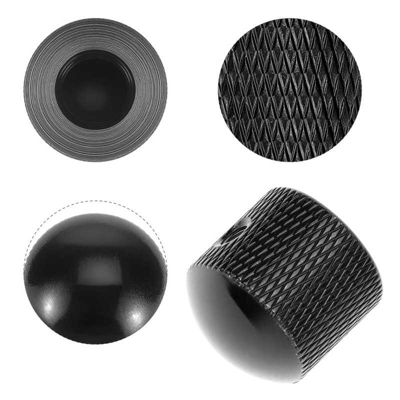 QWORK Guitar Speed Control Knobs, Set of 4 Metal Volume