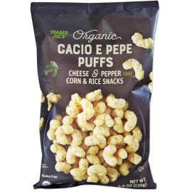 Trader Joe's 2 Packs Trader Joe's Organic Cacio E Pepe Puffs 4.9oz Each Pack