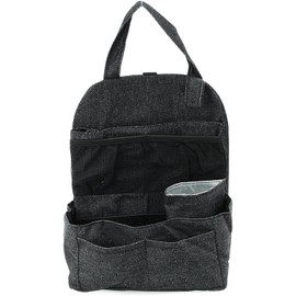 LuLu&berry Backpack, Inner Bag, 1.9 gal (3 L), Vertical Type, Organization, Backpack-In Bag (B) INRU, Denim Black