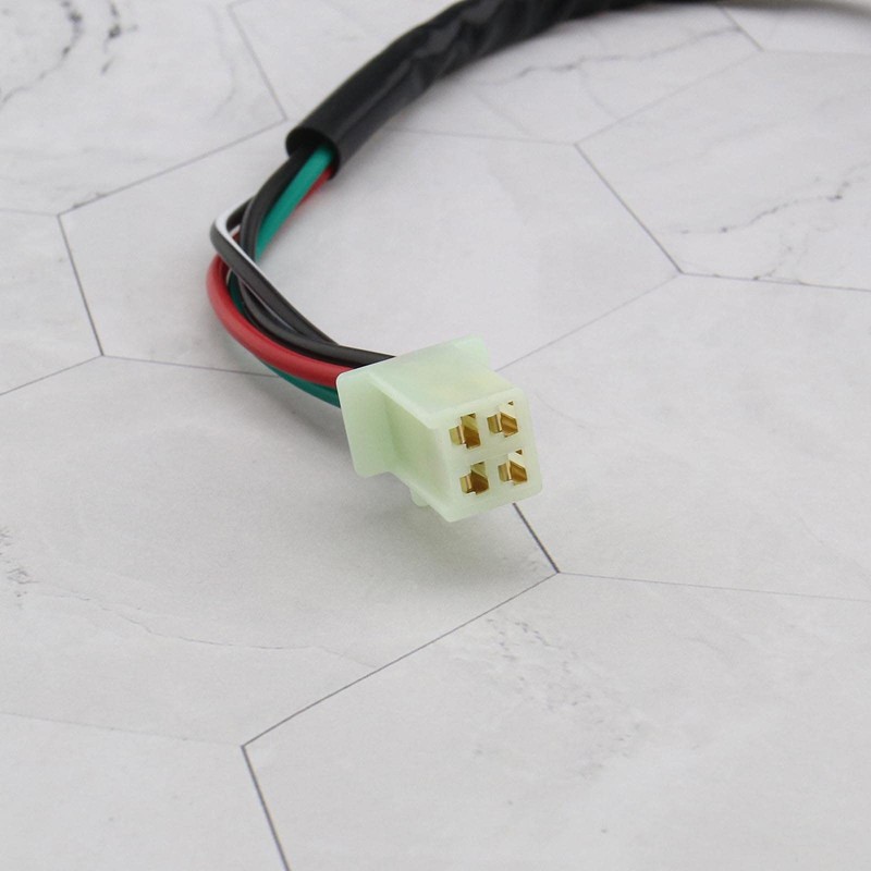 EMSea Universal 4 Pin Male Plug Motorcycle Engine Start Ignition