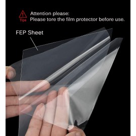 5 unidades de película FEP de 200 x 140 x 0,15 mm para impresoras 3D Elegoo Mars/Mars 2 Pro/Mars 3 Pro/Anycubic Photon overol/Photon S/Creality Halot-one CL-60/Phrozen Sonic Mini 4K LCD de resina UV