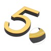 MECCANIXITY 3 inch 5 House Mailbox Number Stickers 3D Street
