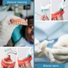 6 Pieces Portable Denture Cleaning Brushes: Hard Denture Brush Dentures