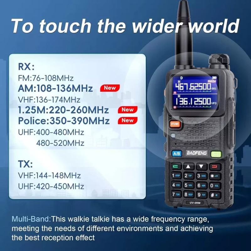 Uniden Digital Handheld Radio Scanner Fire Police VHF FM EMS