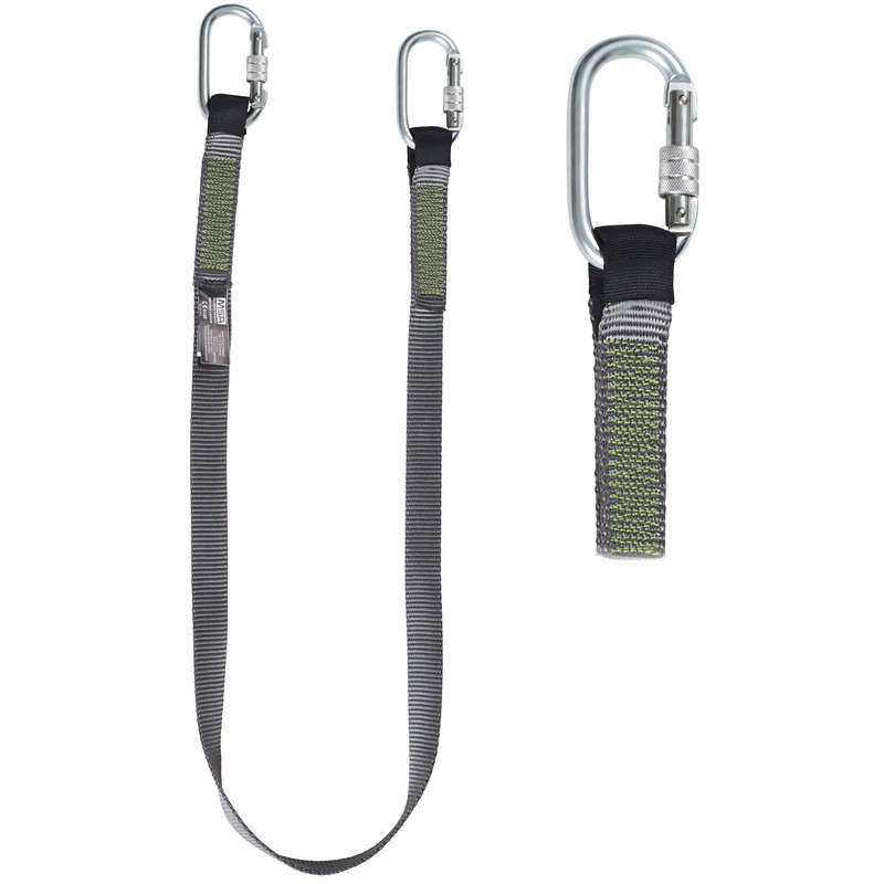 MSA Fall Protection Restraint Lanyard webbing 1,5m fixed length Steel