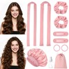 Heatless Curlers Set, Heatless Curls Overnight - Pink