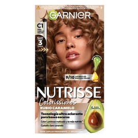 Tinte Capilar Permanente Nutrisse Garnier Rubio Caramelo C1