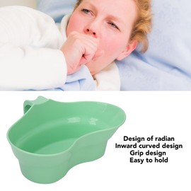 Bed Mouthwash Cup, Dental Emesis Tray, Oral Care Basin Cup with Grip, Teeth Cleaning and Vomit Collection for Elderly Bedridden Patients