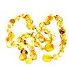 SilverAmber Jewellery NBARHON70 Lemon Baltic Amber Pearl Necklace - Chain