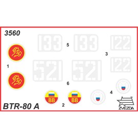 GSI Creos ZV3560 BTR-80A Model kit, Green