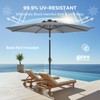HOMSHADE 9ft Outdoor Patio Umbrella - Market Table Pool Deck
