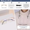 Bifocal Reading Glasses Men Women Rimless Blue Light Blocking Glasses