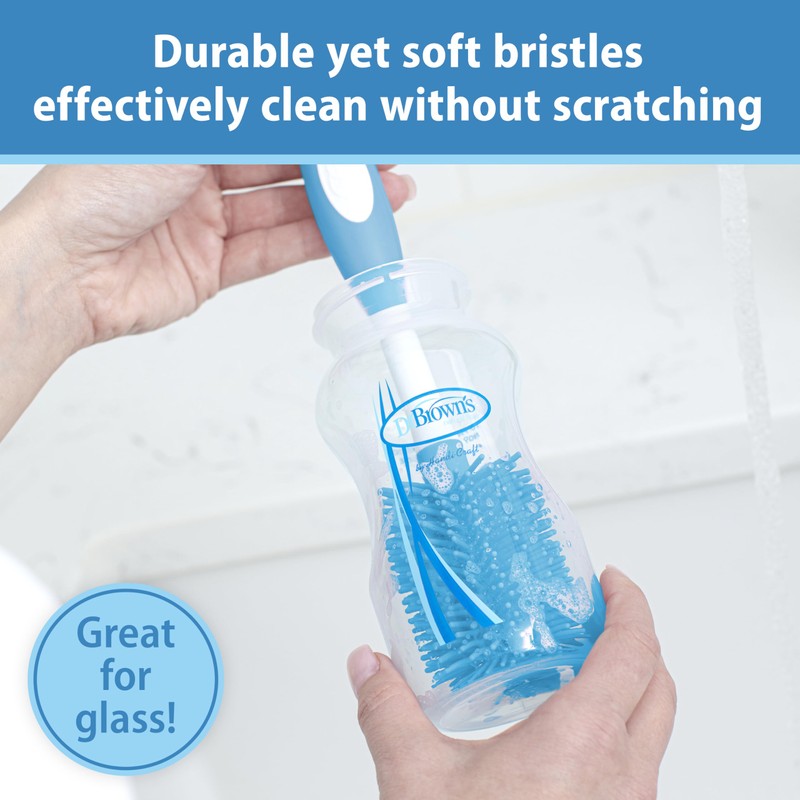 Dr. Brown's Soft Touch No Scratch Baby Bottle Cleaning Brush