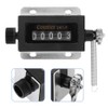 Tiardey Mechanical counter, 5-digit mechanical resettable manual hand pull counter