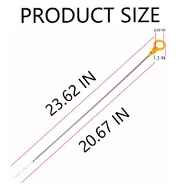 Engine Oil Dipstick, Oil Level Indicator for Car, Replacement OEM# CJ5Z-6750-A, Compatible with 2013-2019 Explorer Escape Fusion 2013-2018 Focus Edge Taurus MKX MKZ 2015-2019 MKC 2013-2016 MKT