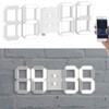 Lunartec Digital Clock: Dimmable LED Table & Wall Clock, Temperature