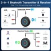 Seflorgo Bluetooth 5.3 Transmitter for TV/Airplane, 2-in-1 Bluetooth Transmitter Receiver