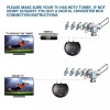 LAVA HD-2805 Elite, Outdoor TV Antenna, Remote Control, 360 Degree