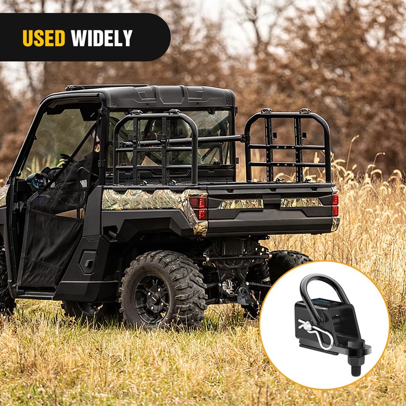 Nilight 2 Inch Rear Trailer Hitch Receiver Kit for ATV