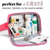 Fit & Fresh Belt Bag Cooler, 3-Can, Hot Pink