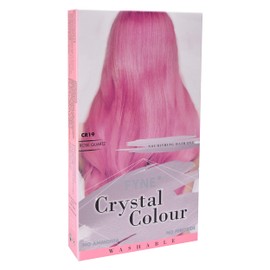 FYNE Crystal Colour - Semi Permanent Hair Colour (Pink (Pastel) - Rose Quartz) | Semi Permanent hair dye | Nice and Easy hair dye for Women | Built-in conditioner formula, healthier shiny hair