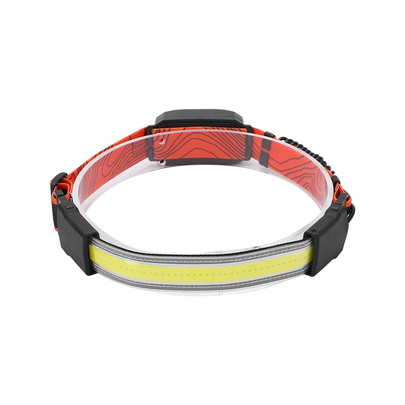 USB Rechargeable LED Headlamp Waterproof Outdoor Red Light Warning Head