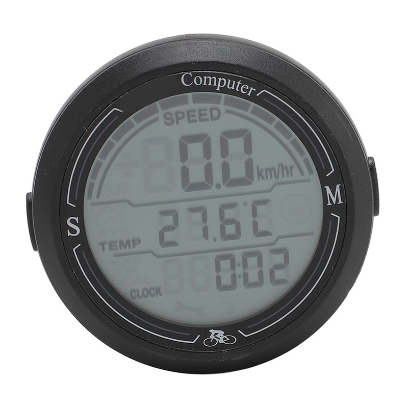 Cycling Speedometer Odometer Multi Function Electronic Speed Tester Temperature Time