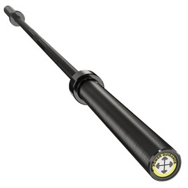 POWER GUIDANCE Olympic Barbell Bar, 7ft Strength Training Bar for Weightlifting, Home Fitness, 1600-Pound Capacity