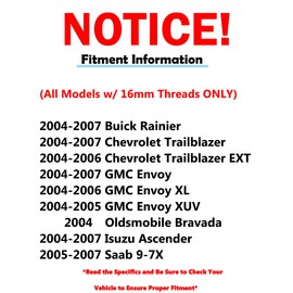 Detroit Axle - 8PC Front Upper Control Arms w/Ball Joint, Rear Sway Bar, Outer Tie Rod Suspension Kit for 2004 2005 2006 2007 Chevy Trailblazer/GMC Envoy/Isuzu Ascender