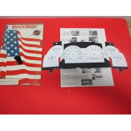 MAC NEW 1994 1995 FORD MUSTANG 5.0 V8 WHITE GAUGE FACE 150 MPH MAC 2415